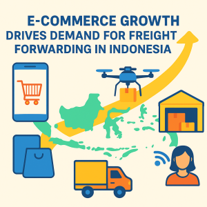 how e-commerce growth drives demand for freight forwarding in Indonesia
