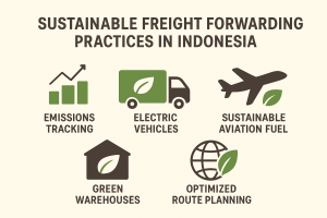 sustainable freight forwarding practices in Indonesia