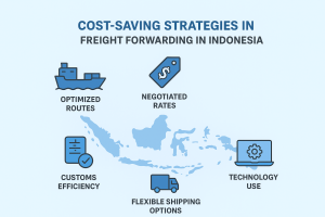 cost-saving strategies in freight forwarding in Indonesia